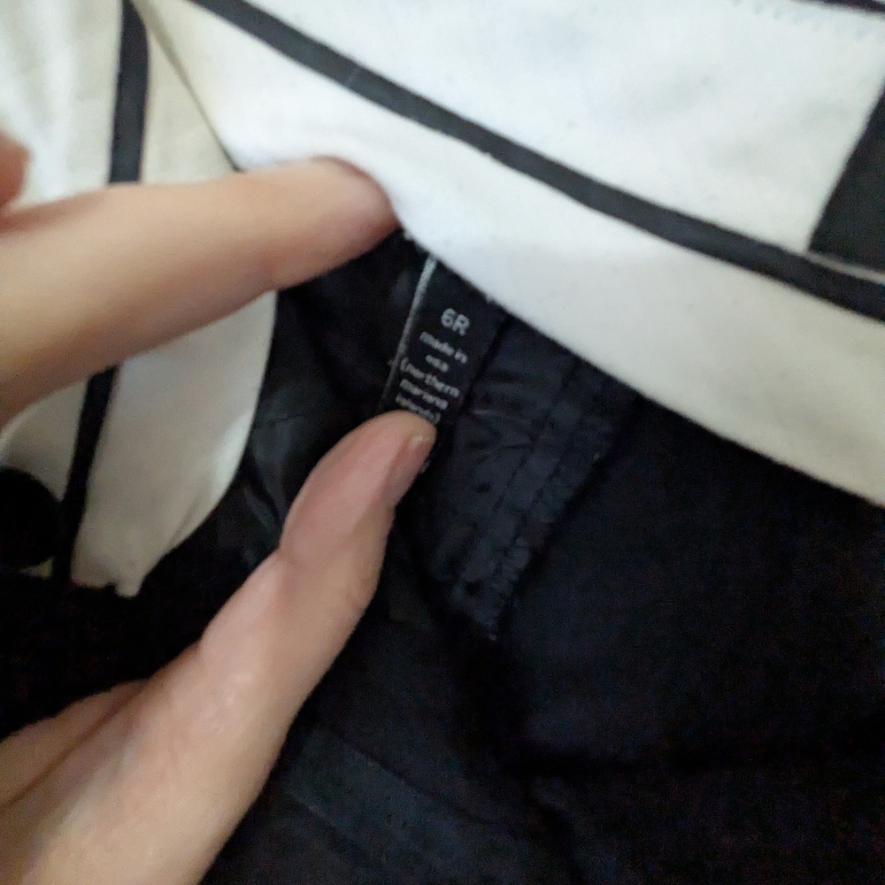 The Limited Straight Leg Black Womens Trousers - Picture 4 of 5